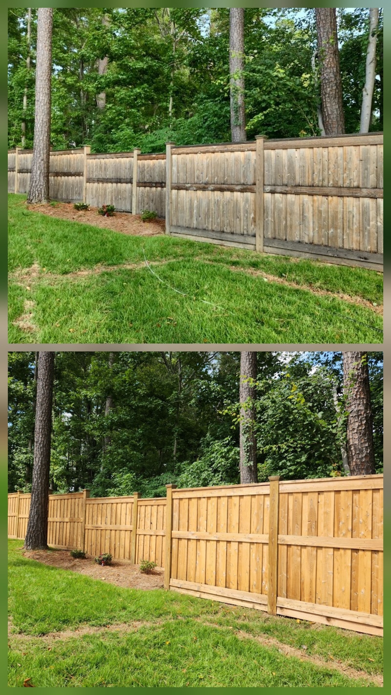 Fence cleaning