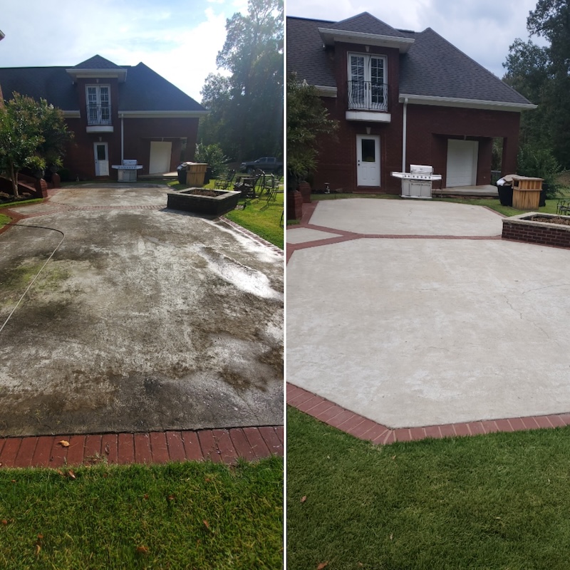 Patio cleaning